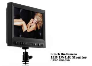   Camera HD DSLR Monitor (1080P, HDMI, AV, 10 Hours working time)  
