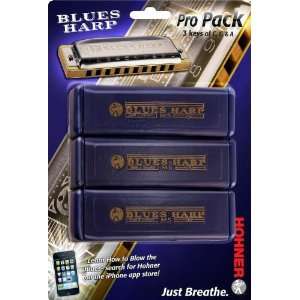  Hohner 532 Blues Harp Pro Pack   MS Series Harmonicas 