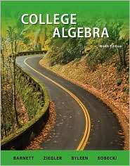   Algebra, (0077297180), Raymond Barnett, Textbooks   