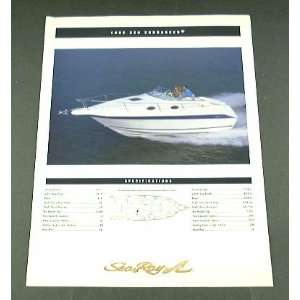    1995 95 SEA RAY 250 SUNDANCER Boat BROCHURE: Everything Else