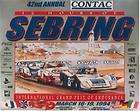 Original vintage poster GP 12 HOURS OF SEBRING 1994