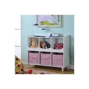  Cubby Storage Cabinet in White: Home & Kitchen