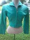 yucatan bay size small seafoam leather jacket quick look buy