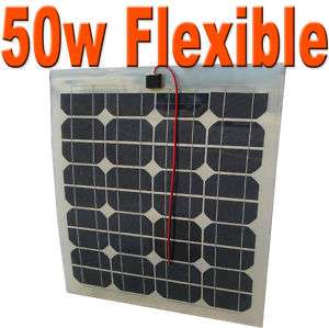 NEW! 50W Semi Flexible Mono Solar Panel, 12V Charge,TUV  