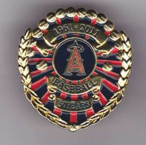 Los Angeles Angels Baseball 50 Yrs 1961 2011 Lapel Pin  