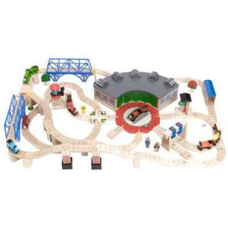 Thomas & Friends Roundhouse Wooden Train Set *New*  