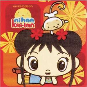  Ni Hao Kai lan Party Supplies 10 Beverage Napkins   16 