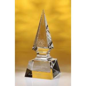  Crystal Spear Head Award   Large