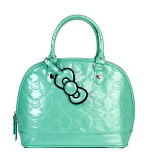 Loungefly ~ HELLO KITTY MINT PATENT EMBOSSED WALLET !!!  