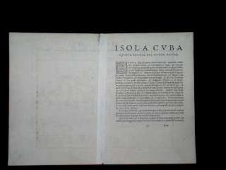 Karibik Cuba Kuba Caribbean Ruscelli ca 1575  