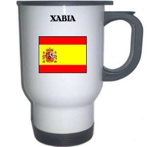  Spain (Espana)   XABIA White Stainless Steel Mug 