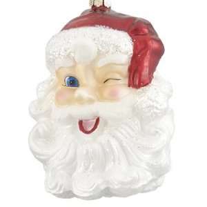  Winking Santa Christmas Ornament: Home & Kitchen