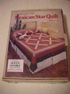 Vint. Yours Truly Mexican Star Quilt Top Kit  