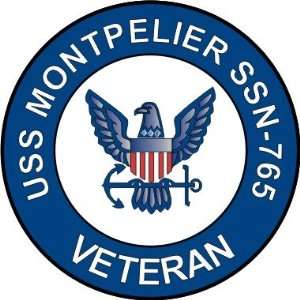  US Navy USS Montpelier SSN 765 Ship Veteran Decal Sticker 