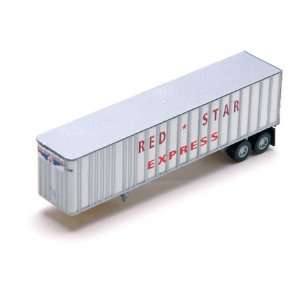    N RTR 40 Exterior Post Trailer, Red Star #1 (2) Toys & Games