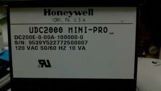 Honeywell UDC2000 Mini Pro Universal Digital Controller  
