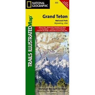 Grand Teton National Park   Trails Illustrated Map # 202 by National 