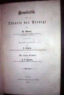 1857 Preaching & Homiletics, German Theology Binet  
