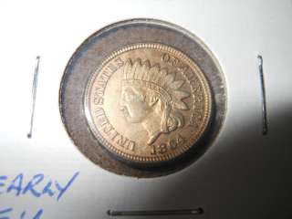 1864 Choice BU Gem Indian Head Penny Beautiful Lustre  
