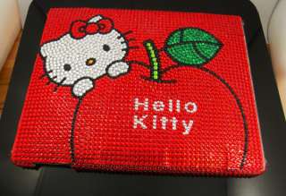 HelloKitty Bling Crystal Hard Cover Case for iPad 1 1st Red P51  