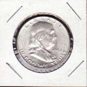 1954 D Franklin Half Dollar (90% Silver)  