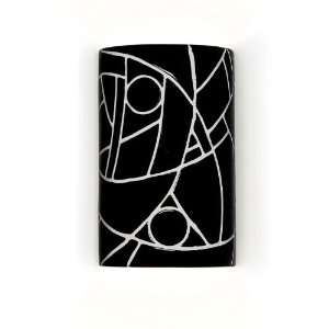 A19 Mosaic Picasso Wall Sconce Black:  Kitchen & Dining