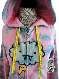 NEW! Loyal Army Logo Monster Cloud Hoodie Jacket Pink Size XS From LA 