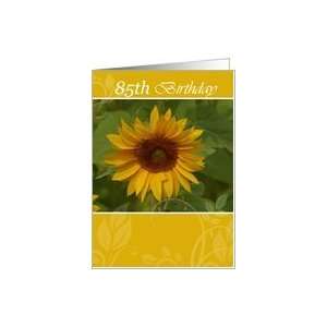  85th Birthday Sunflower Card Toys & Games