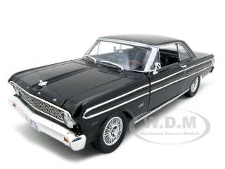 1964 FORD FALCON BLACK 118 DIECAST MODEL CAR  