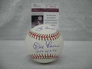 Yogi Berra & Don Larsen New York Yankees 56 World Series PG Signed 