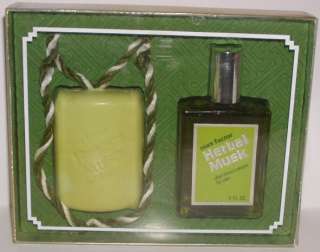   set of herbal musk products from max factor of the 1970s included
