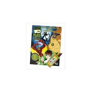  Ben 10 Alien Force Coloring Activity Book with Crayons 