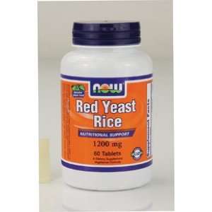  NOW Foods   Red Yeast Rice 1200 mg 60 tabs Health 