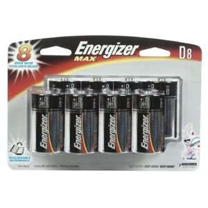   Energizer Max Alkaline Batteries (E95BP 8H)