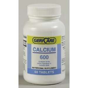  McKesson 600mg Calcium Vitamin Supplement 60/Bottle 