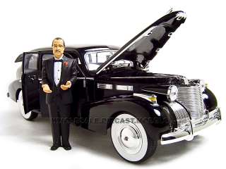 Brand new 1:18 scale diecast model of 1940 Cadillac Fleetwood Movie 