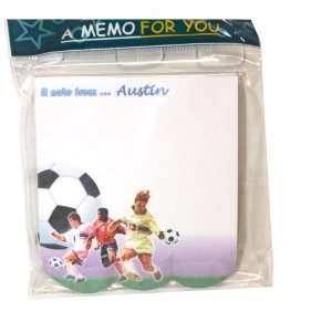   Personalized Memo Pads In Assorted Boys Designs: Office Products