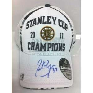  Patrice Bergeron Boston Bruins signed autographed Stanley 