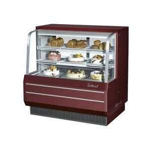 Turbo Air TCGB 72 2 72 Curved Glass Refrigerated Bakery Case:  