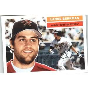  2005 Topps Heritage #312 Lance Berkman Hitting   Houston 