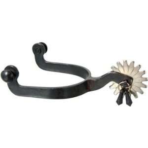 Kelly Silver Star Black Spurs: Sports & Outdoors
