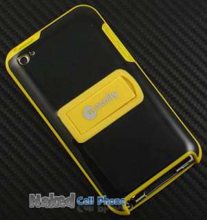 MACALLY BLACK/YELLOW CASESTAND FOR APPLE iPOD TOUCH 4th GENERATION