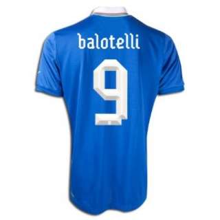  PUMA BALOTELLI #9 ITALY HOME JERSEY EURO 2012: Clothing