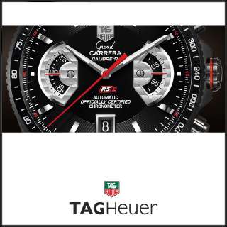 NIB NEW Mens Tag Heuer Grand Carrera Calibre 17 RS2 Auto Watch CAV518B 