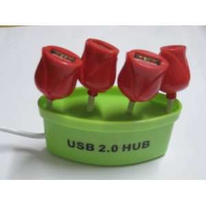  Green Pot 4 Port USB HUB for computer and laptop 2.0 
