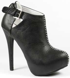  Heel Platform Fashion Ankle Boot Bootie Lady Luxe Yasmine 20  