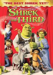 Shrek the Third DVD, 2007, Widescreen Version  