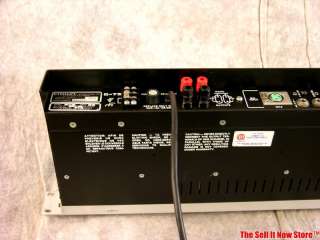 Crown D75 D 75 2 Channel Studio Monitor Power Amp Amplifier Audiophile 
