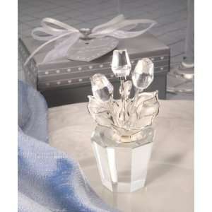 Bridal Shower / Wedding Favors : Choice Crystal Flower Pot Placecard 