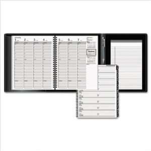   book for 2010, writing pad, 6 7/8 x 8 3/4, black
